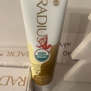 New Coconut Banana Organic Kids Toothpaste Radius toothpaste sealed new